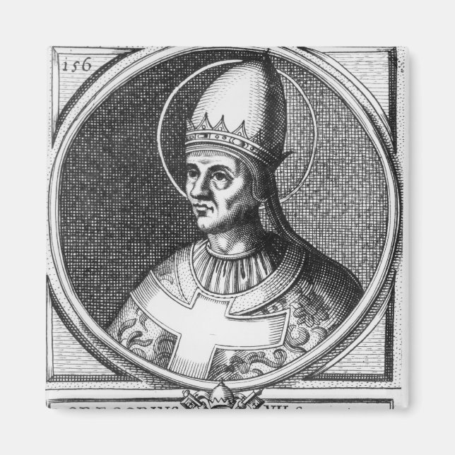 Portrait of Pope Gregory VII Magnet (Front)