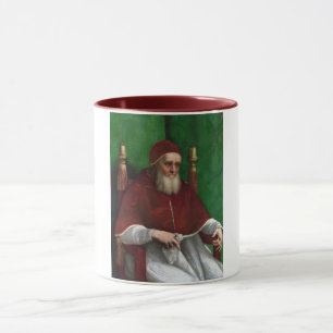 Portrait of Pope Julius II (by Raphael) Mug