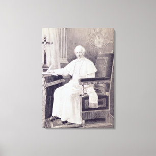 Portrait of Pope Leo XIII Canvas Print