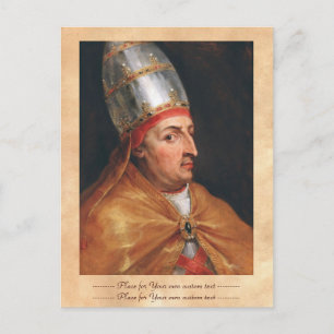 Portrait of Pope Nicholas V Peter Paul Rubens Postcard