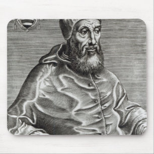 Portrait of Pope Pius IV, 1555 Mouse Mat