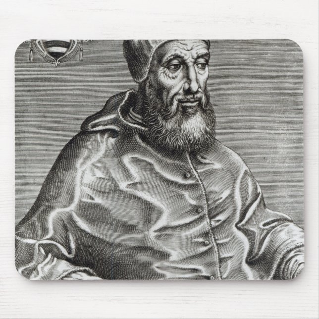 Portrait of Pope Pius IV, 1555 Mouse Mat (Front)