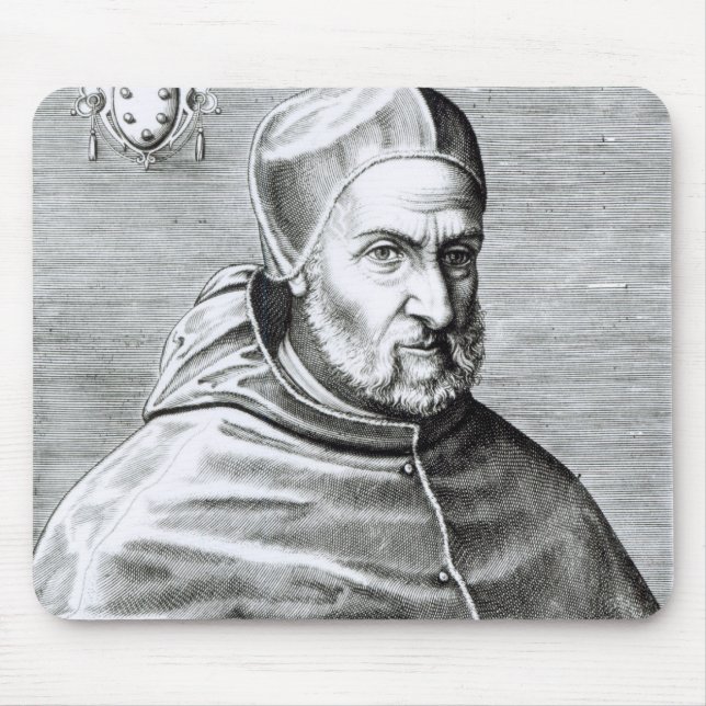 Portrait of Pope Pius IV, 1559 Mouse Mat (Front)