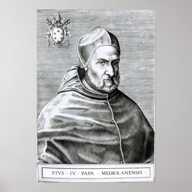 Portrait of Pope Pius IV, 1559 Poster (Front)