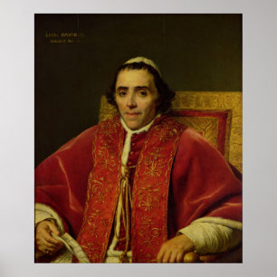 Portrait of Pope Pius VII , 1805 Poster