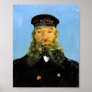 Portrait of Postman Roulin by Van Gogh Poster