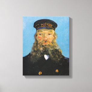 Portrait of Postman Roulin Vincent van Gogh Canvas Print