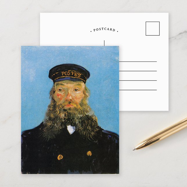 Portrait of Postman Roulin | Vincent van Gogh Postcard (Creator Uploaded)