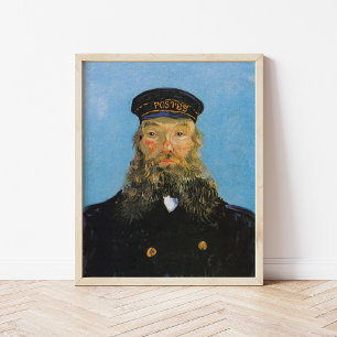 Portrait of Postman Roulin   Vincent Van Gogh Poster