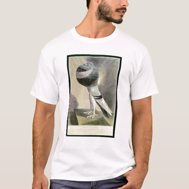 Portrait of Pouter Pigeon T-Shirt (Front)