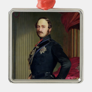 Portrait of Prince Albert (1819-61) 1859 (oil on c Metal Tree Decoration