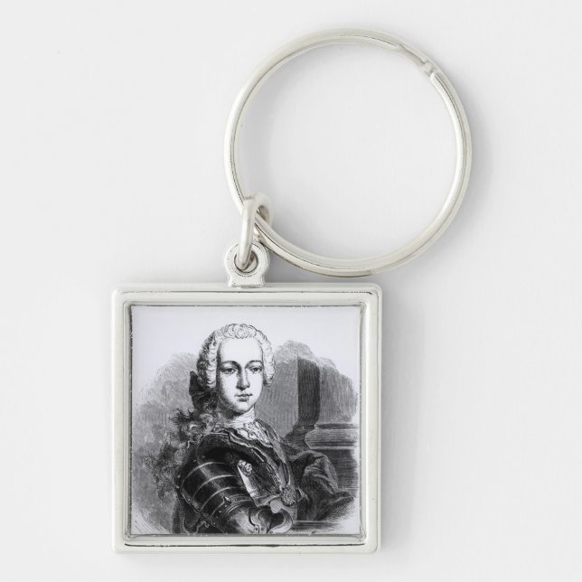 Portrait of Prince Charles Edward Stuart Key Ring (Front)