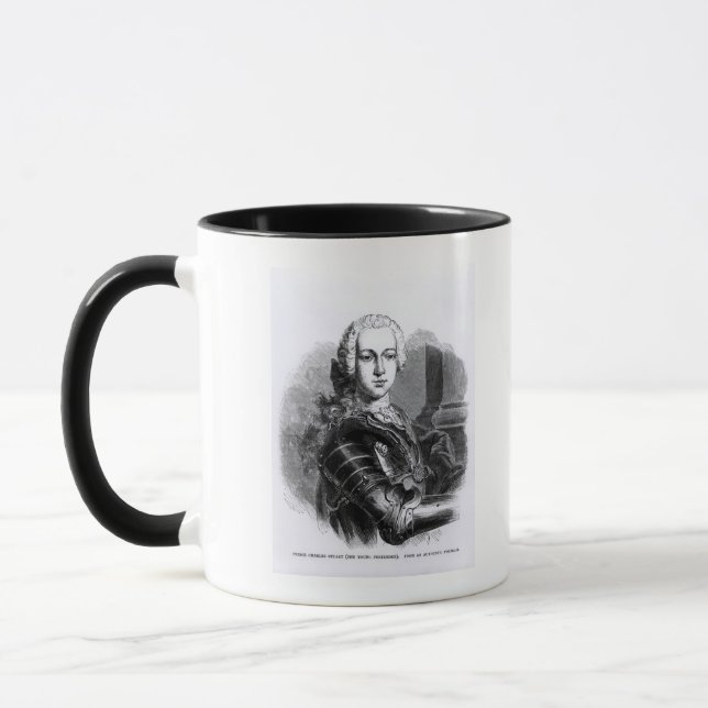 Portrait of Prince Charles Edward Stuart Mug (Left)
