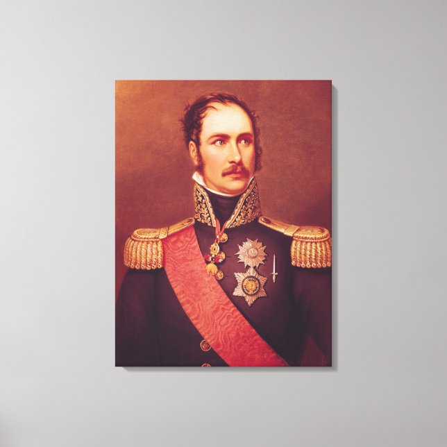 Portrait of Prince Eugene de Beauharnais Canvas Print (Front)