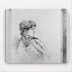 Portrait of Prince Otto von Bismarck, 1834 Mouse Mat