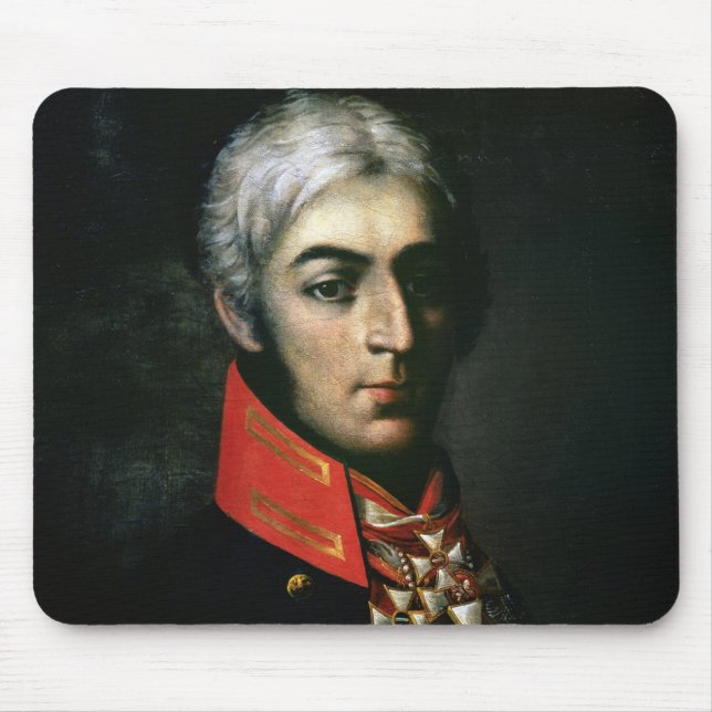 Portrait of Prince Peter Bagration Mouse Mat (Front)