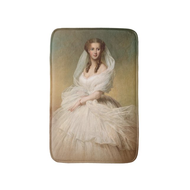 Portrait Of Princess Alexandra Bath Mat (Front Vertical)