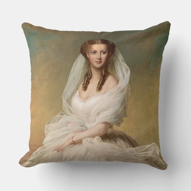 Portrait Of Princess Alexandra Cushion (Front)