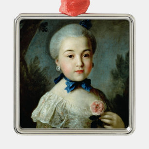 Portrait of Princess Charlotte Sophia Metal Tree Decoration