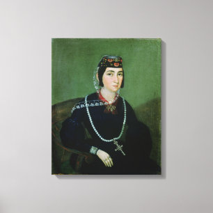 Portrait of Princess Salome Chavchavadze Canvas Print