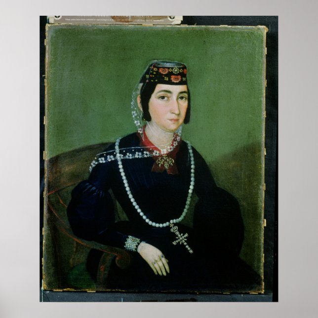 Portrait of Princess Salome Chavchavadze Poster (Front)