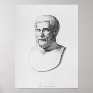 Portrait of Pythagoras Poster