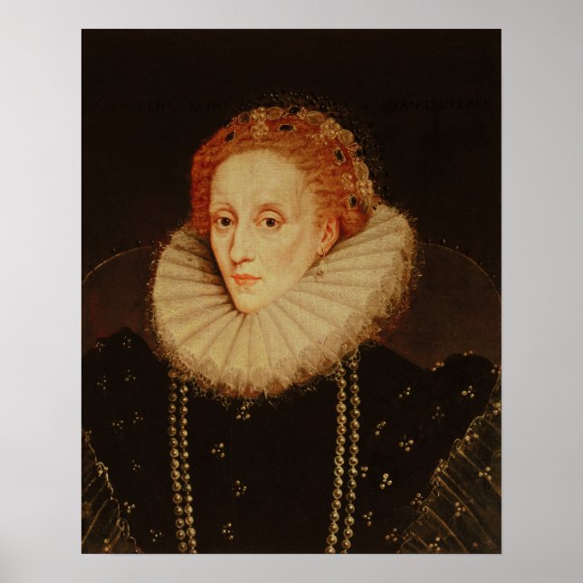 Portrait of Queen Elizabeth I Poster (Front)