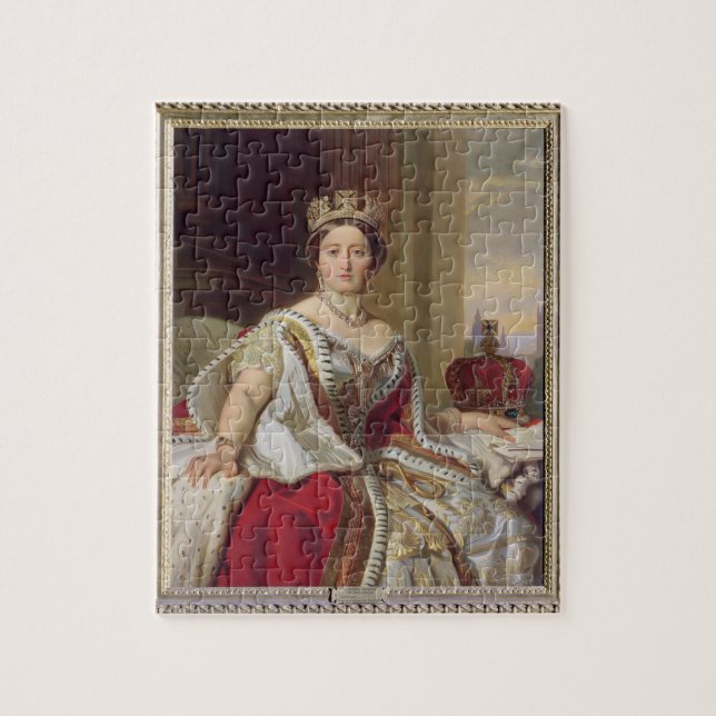 Portrait of Queen Victoria (1819-1901) 1859 (oil o Jigsaw Puzzle (Vertical)