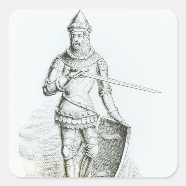 Portrait of Ralph Neville Square Sticker (Front)
