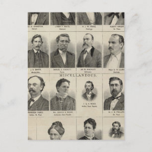 Portrait of Real Estate Dealers, Minnesota Postcard