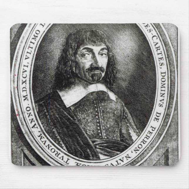 Portrait of Rene Descartes, 1644 Mouse Mat (Front)