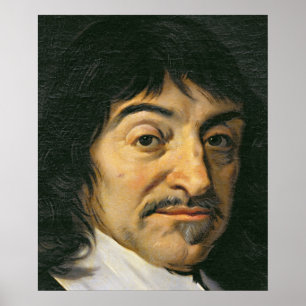 Portrait of Rene Descartes c.1649 Poster