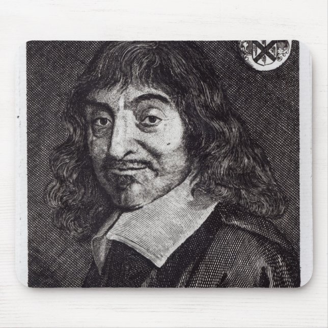 Portrait of Rene Descartes Mouse Mat (Front)