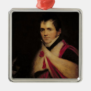 Portrait of Rev. Edward Daniel Clarke c.1822 Metal Tree Decoration