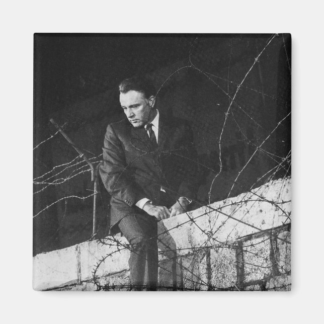 Portrait of Richard Burton Magnet (Front)