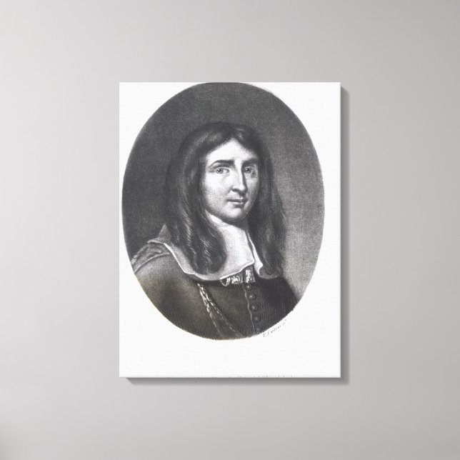 Portrait of Richard Cromwell Canvas Print (Front)