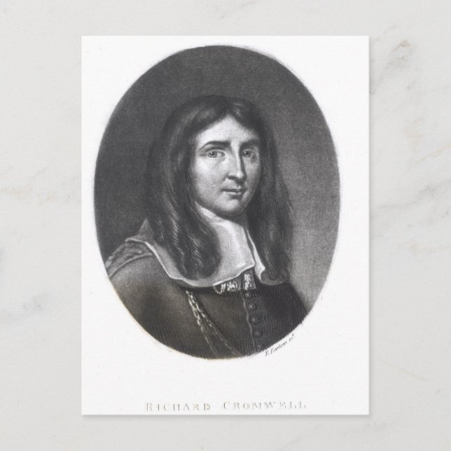 Portrait of Richard Cromwell Postcard (Front)