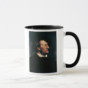 Portrait of Richard Wagner (1813-83) (oil on canva Mug