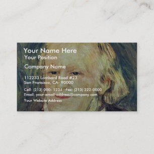 Portrait Of Richard Wagner By Pierre-Auguste Business Card