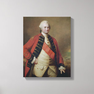 Portrait of Robert Clive 1st Baron Clive, 1773 Canvas Print