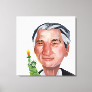 Portrait of Robert Deniro Canvas Print