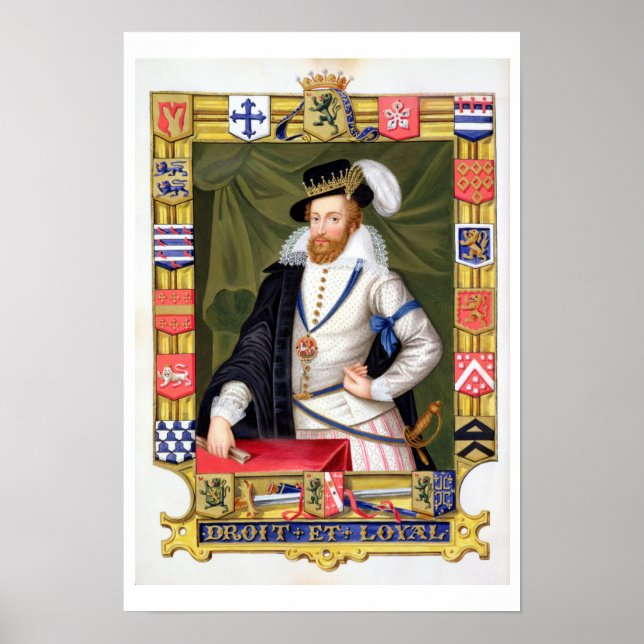 Portrait of Robert Dudley (c.1532-88) Earl of Leic Poster (Front)