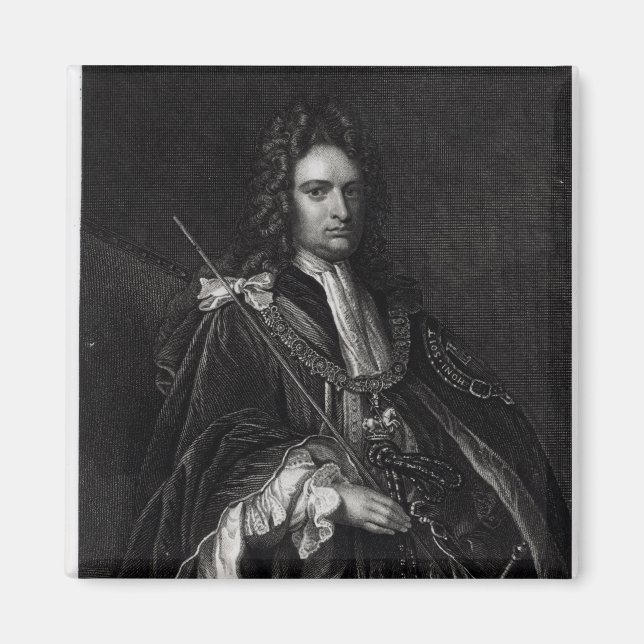 Portrait of Robert Harley Magnet (Front)