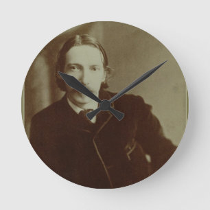 Portrait of Robert Louis Balfour Stevenson (1850-9 Round Clock