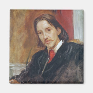 Portrait of Robert Louis Stevenson 1886 Magnet