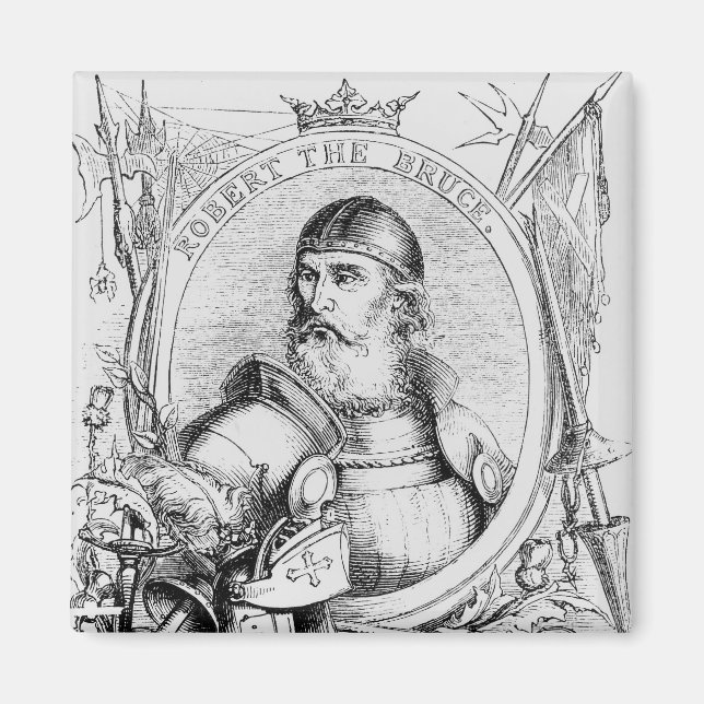 Portrait of Robert the Bruce Magnet (Front)