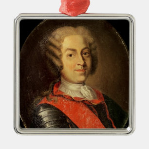 Portrait of Roland Michel Barrin Metal Tree Decoration