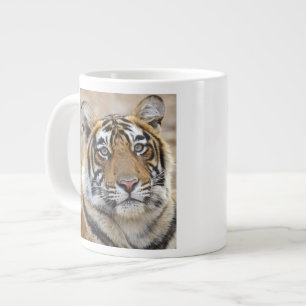Portrait of Royal Bengal Tiger, Ranthambhor Large Coffee Mug