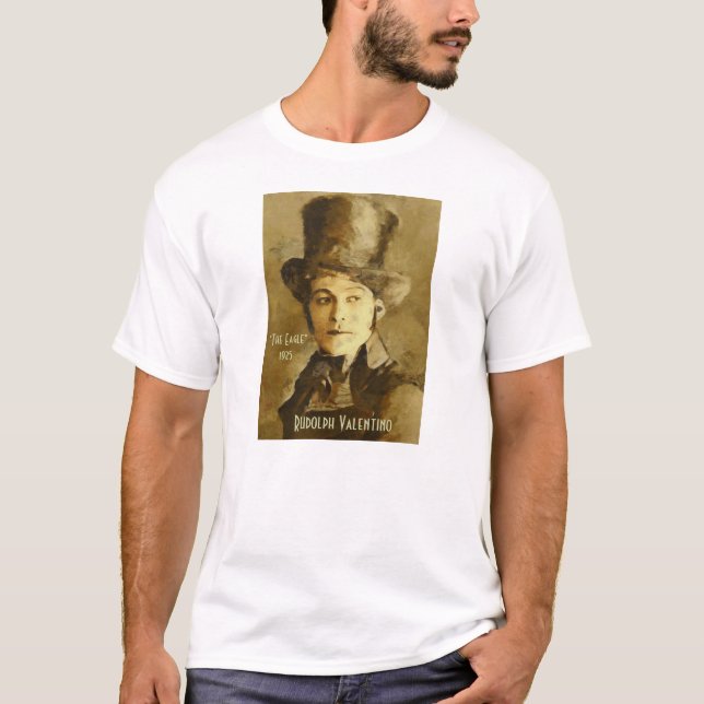 Portrait of Rudolph Valentino T-Shirt (Front)