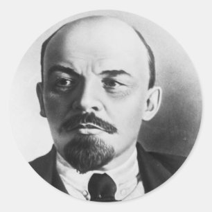 Portrait of Russian Vladimir Ilyich Lenin Classic Round Sticker